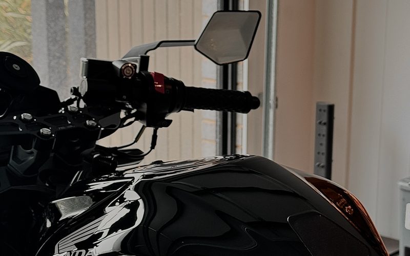 Honda CB650R tank detail
